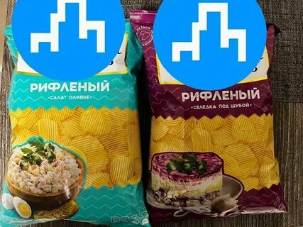 Чипсы со вкусом оливье