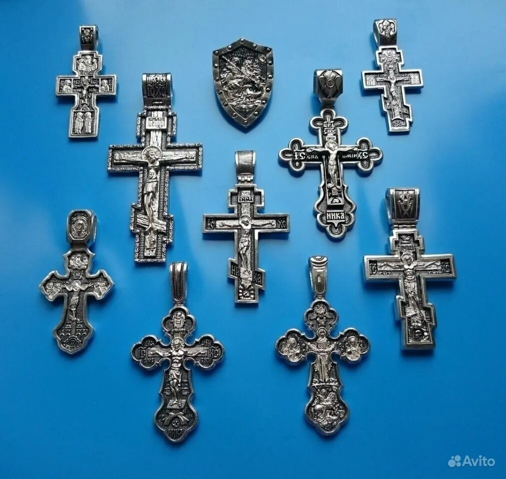 виды нательных крестиков