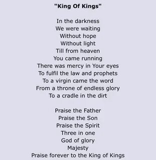 Hillsong Worship - King Of Kings Lyrics AZLyrics.com King of kings.