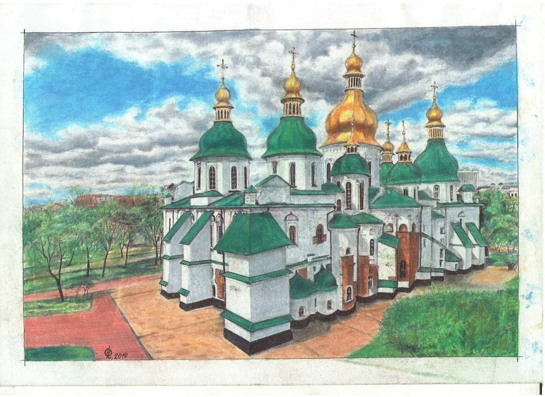 Рисунки святой софии. Софийский собор в киеве зарисовки. софийский собор в киеве рисунок. собор софии киевской зарисовка. софийский собор в киеве картина.