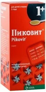 Пиковит для детей от 1 отзывы