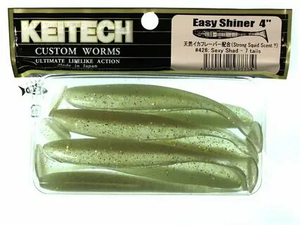 Приманка силиконовая keitech easy shiner