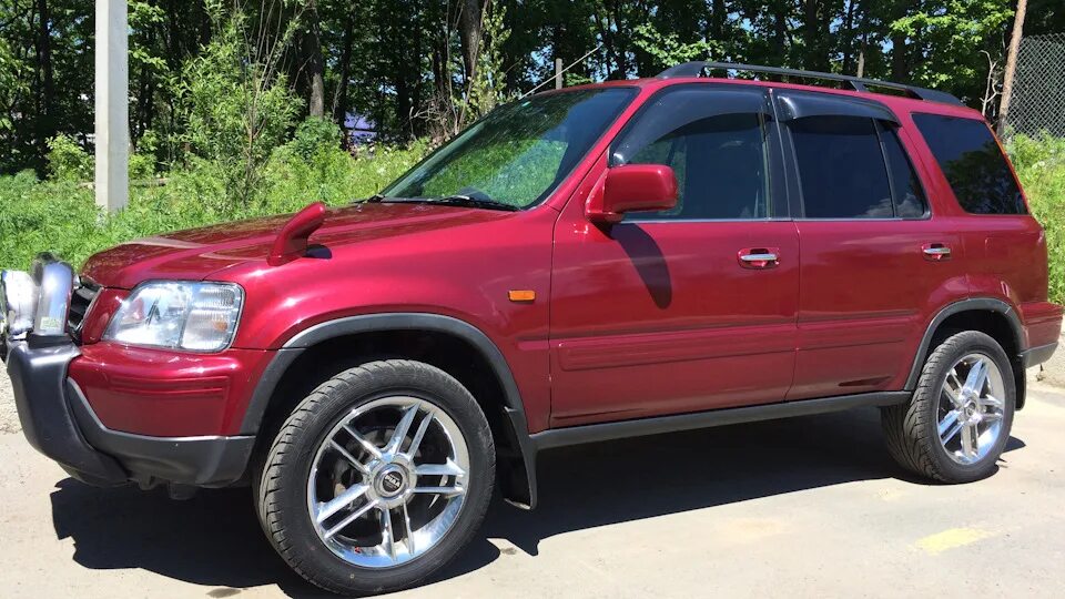 Срв 2 на дисках. Хонда cr-v 1998. honda cr-v 1998 на дисках. honda cr-v rd1. honda cr-v 1998 года красная.