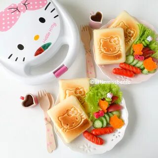 Hello Kitty Sandwich Maker - Little Miss Bento.