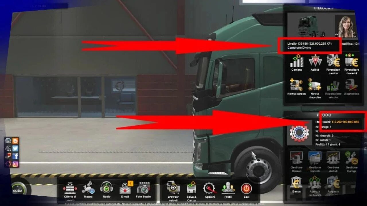 Мод на деньги и уровень етс 2. Мод «infinite money &amp; xp» версия 1.43 для euro truck simulator 2 (v1.41.x - 1.43.x). трейнер ets 2. читы для етс 2 на деньги и опыт.