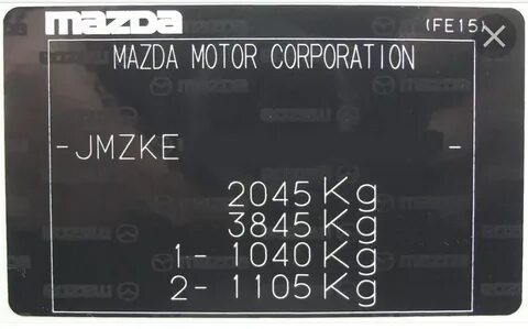Коды mazda