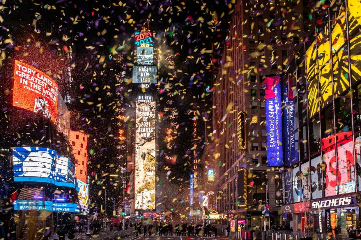 Time square new year. Time square new year