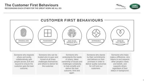 Customers first