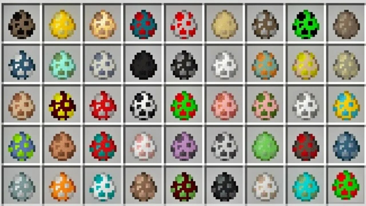 Как выглядит яйцо рыбы в майнкрафте Мод Craftable Mobs для Minecraft