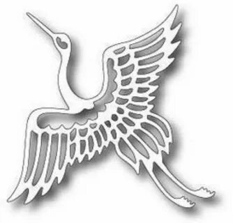 Журавли макет для вырезания