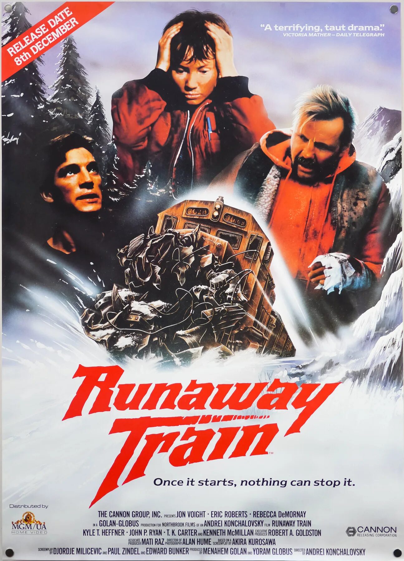 Runaway Train 1985. Поезд беглец Кончаловский. Джон Войт поезд беглец. Once it starts