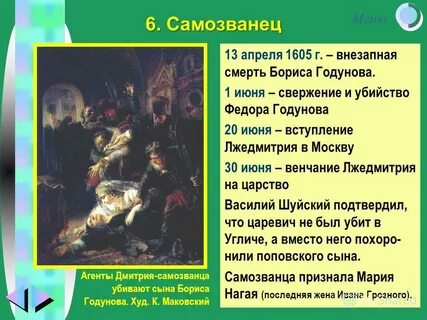 Свержение лжедмитрия 1 участники впр