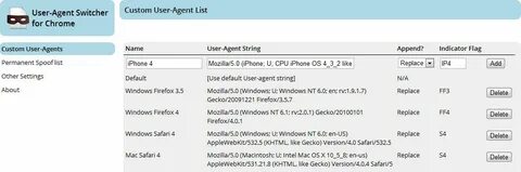 User agent chrome android