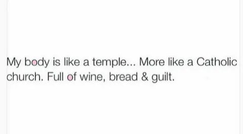 Your body my temple
