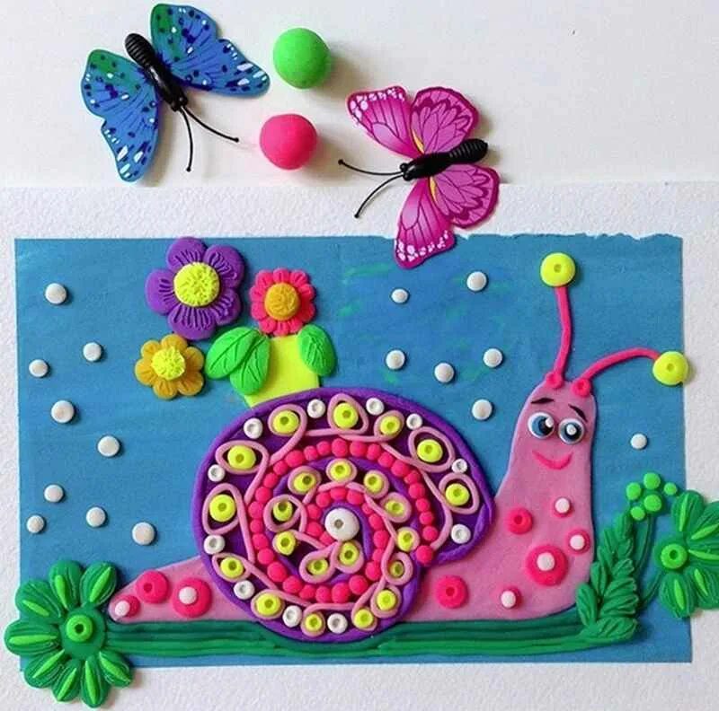 Рисование с элементами лепки