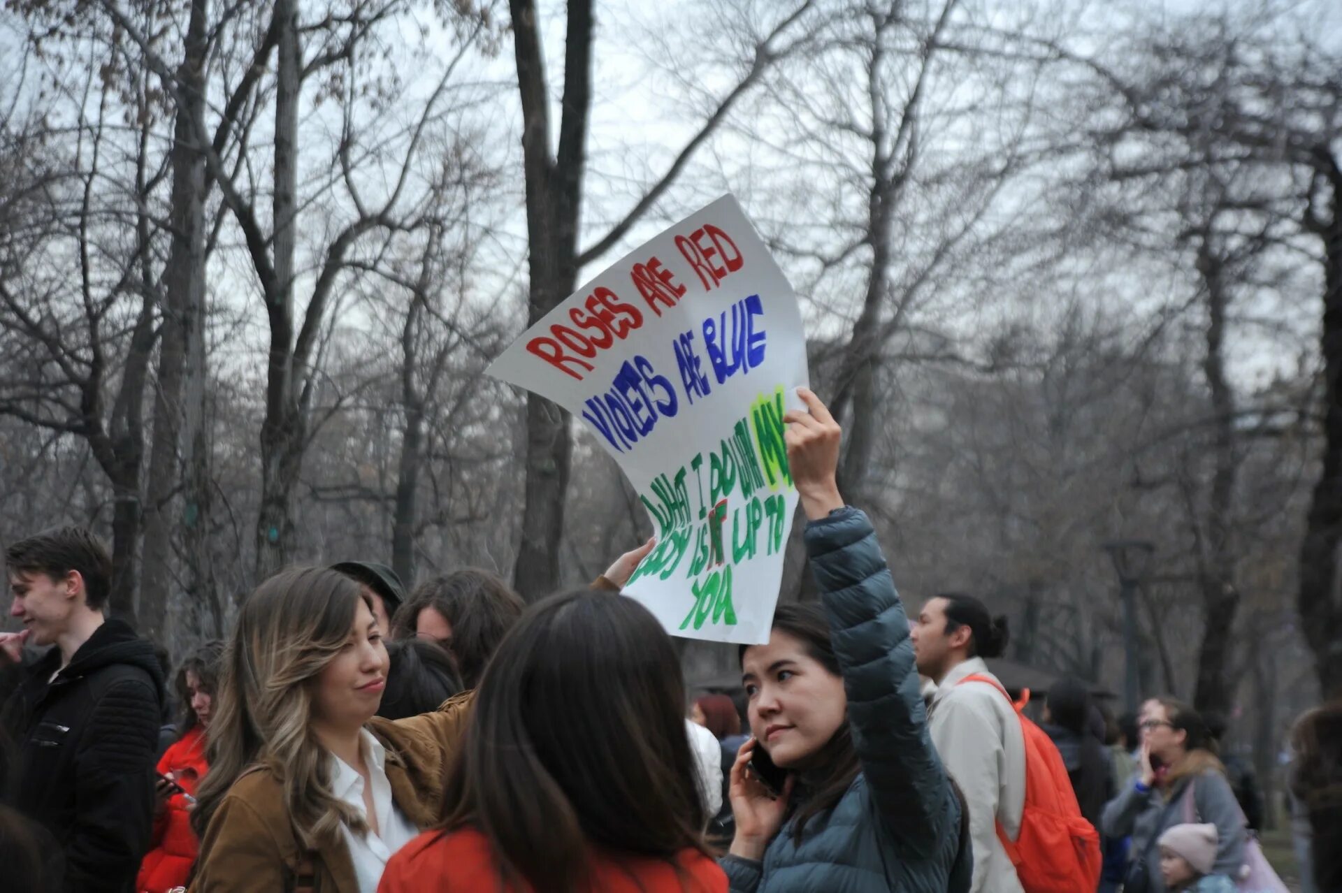 Митинг. Бабский митинг.