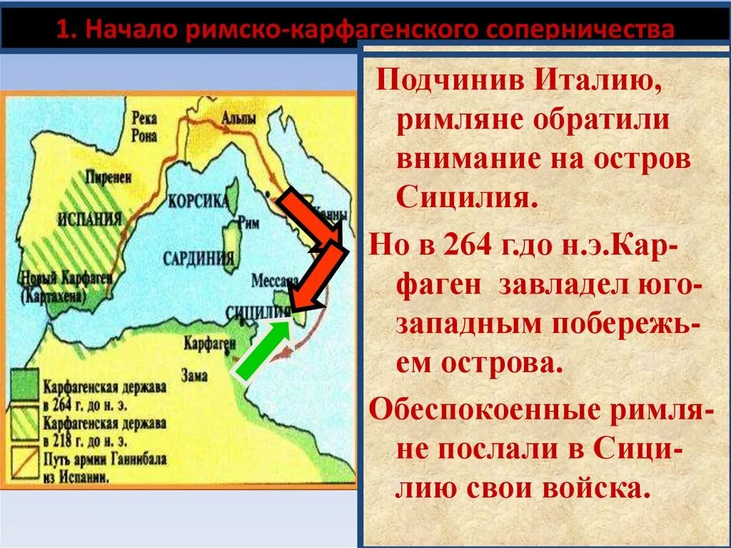 После победы над карфагеном рим начал