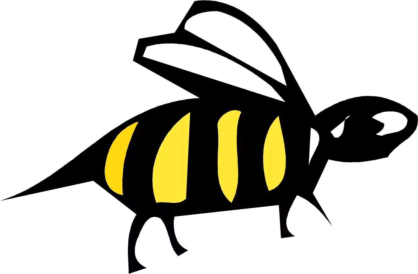 Monsters bees. Little bee cartoon. sting bee cartoon. cartoonish bees.