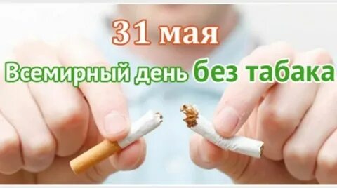Всемирный день без табака в мае