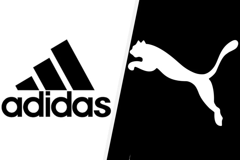 Адидас vs Пума. Логотип Puma и adidas. Адидас против Пумы. Найк адидас Пума. Про братьев адидас