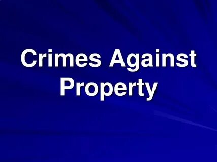 Crime against