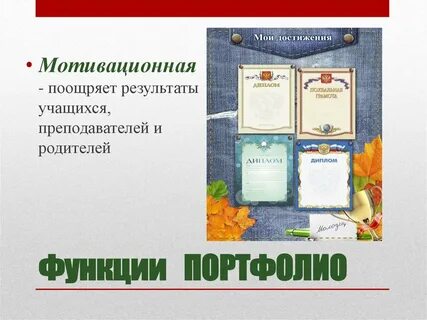 Какая функция портфолио