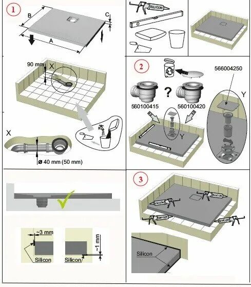 Гидроизоляция душевого поддона схема. Монтажная схема душевого трапа. Схема монтирования трапа для душа. Монтаж поддона под душевую кабину схема. Поддон руками пол