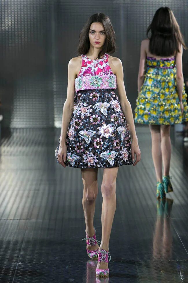 Mary Katrantzou Dress. London Fashion week 2014. Collection 2014