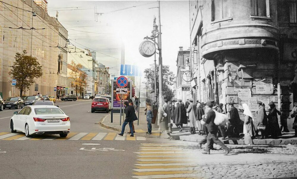 Старое время. Москва 100 лет назад. Город прошлого и настоящего. Москва современная и Старая. Старая и новая Москва.