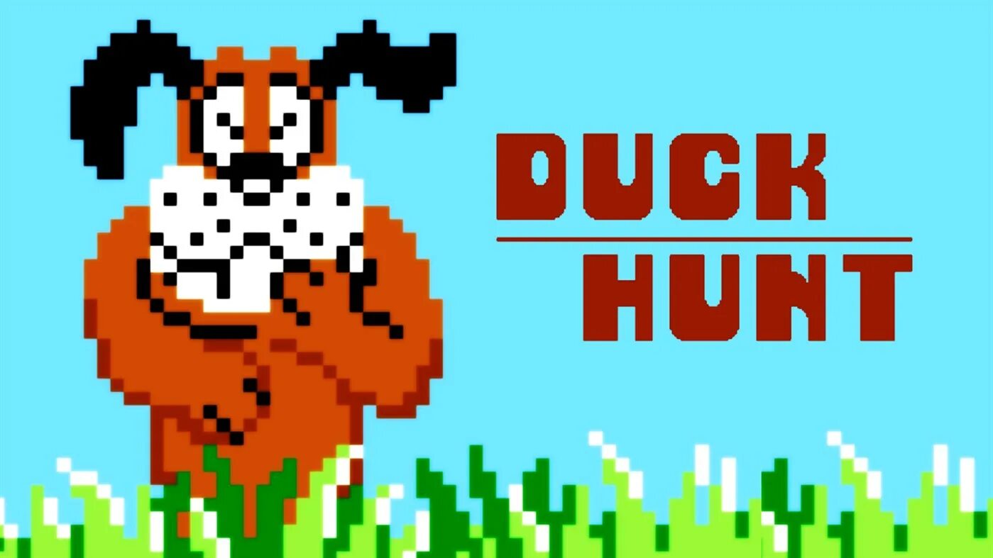 Игра охота денди. Duck Hunt NES. Games Duck Hunt Nintendo NES. Собака из Денди. Денди охота на уток.