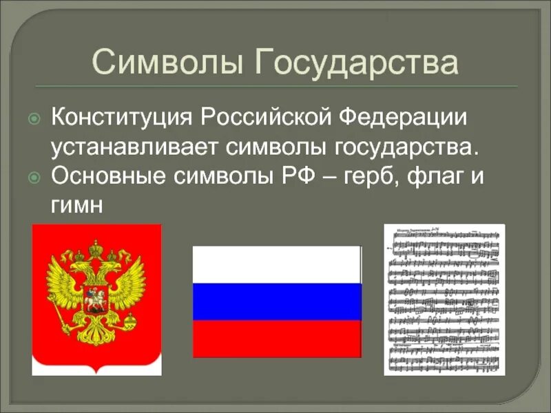 Краткое сообщение о нашей стране используя