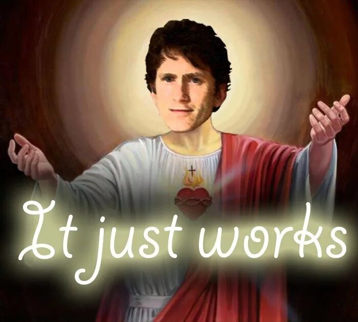 It s just works. джаст ворк. тодд говард gif. It just works. Keep calm it is work.