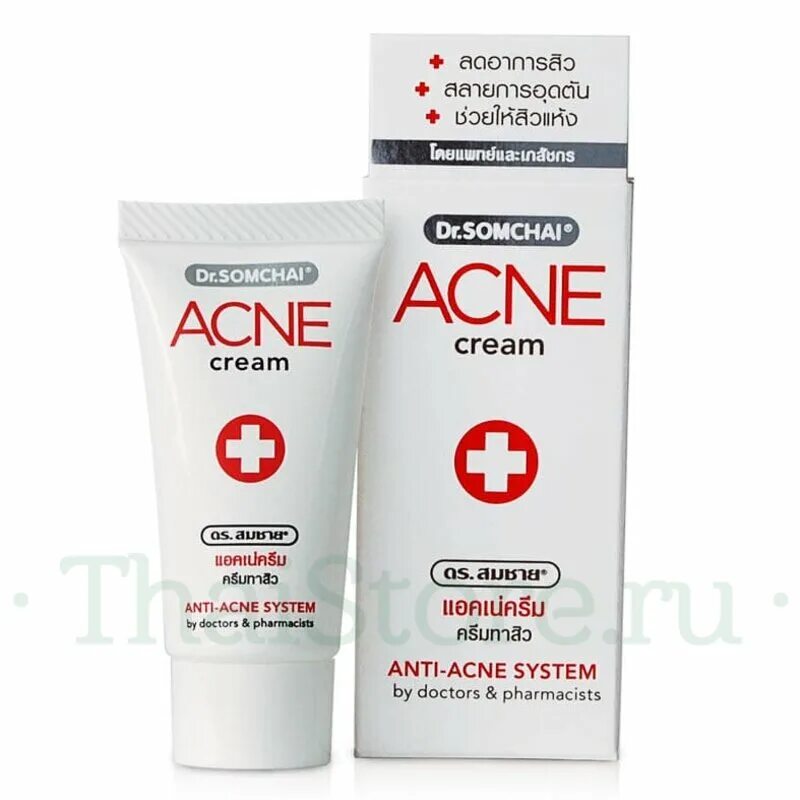 Крем от прыщей купить. Dr Somchai acne. Acne крем.