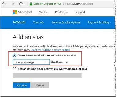 Microsoft email address