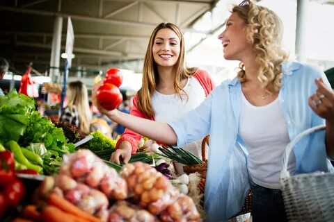 Buying fruits