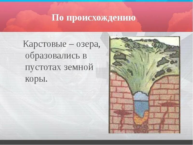 Происхождение котловин задание. Карстовое происхождение озер. как образуются карстовые озера. карстовое озеро схема. карстовое происхождение земной коры.