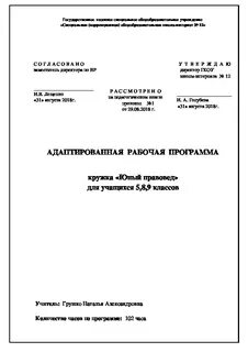 Программа кружка 5 9 классы