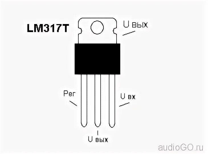 Регулятор напряжения lm317t