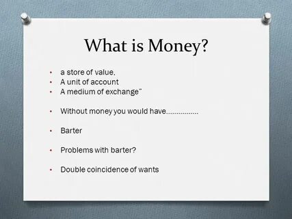 What is money