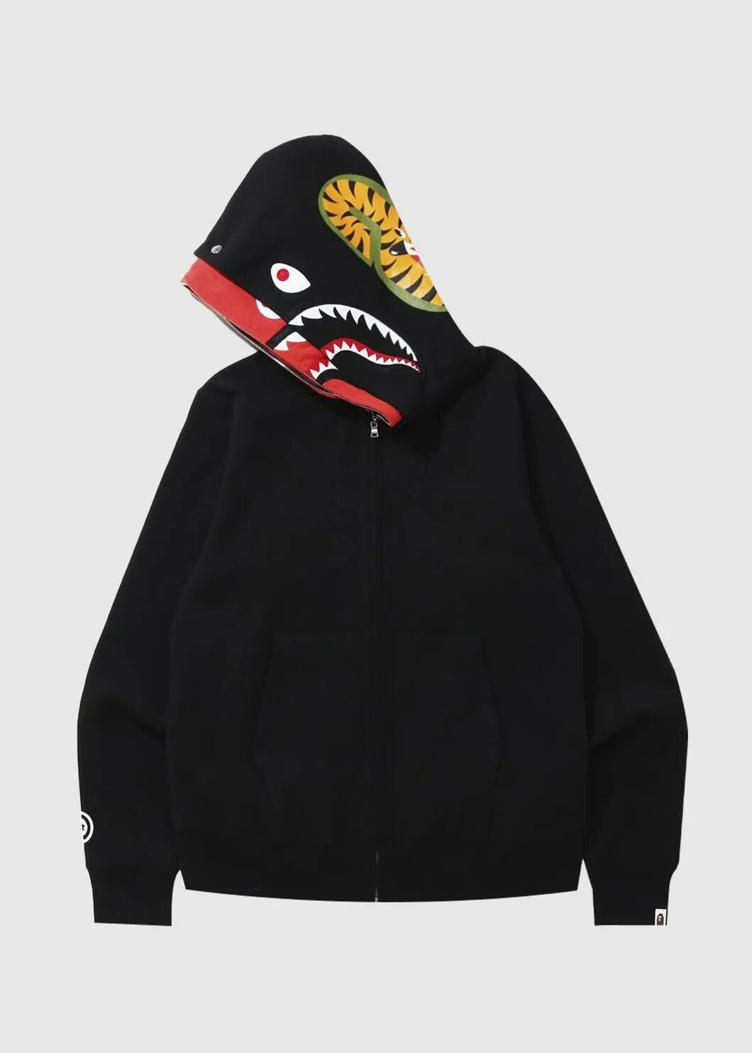 Яркий худи дабл бабл. Худи Bape Shark Full zip. Бейп Дабл Шарк. Zip Hoodie Bape Double Shark. Bape zip Double Hood.