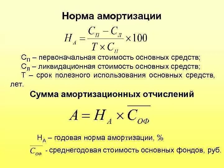 Норма суммы равна сумме норм. Годовая норма амортизации основных фондов формула. Амортизация основных средств, нормы амортизационных отчислений.. Годовая сумма амортизации определяется по формуле:. Амортизация формула норма амортизации.