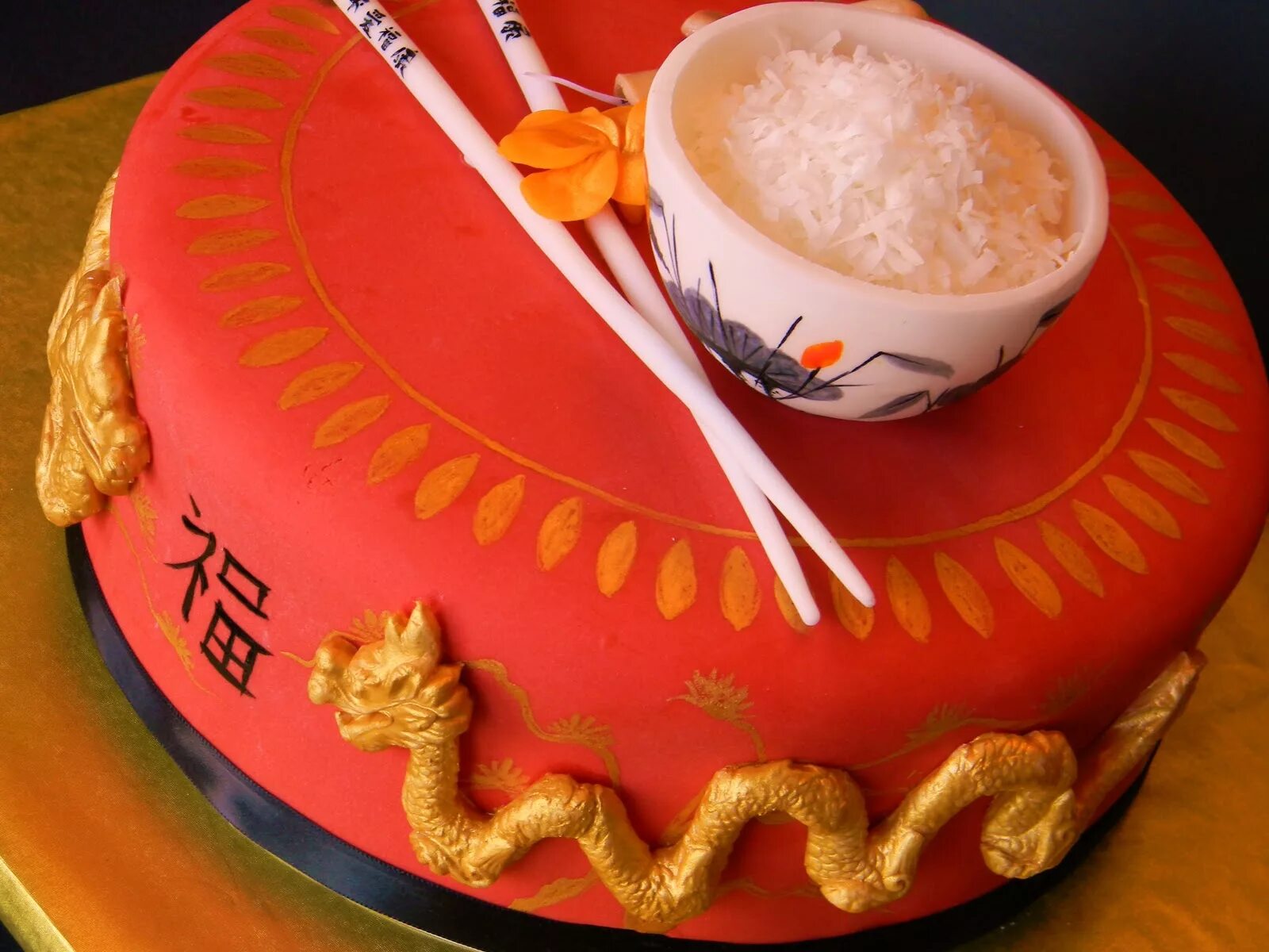 Торт в японском стиле. Китайский торт. Тортик в китайском стиле. Китайский торт на день рождения. China birthday
