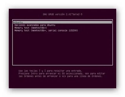 Ubuntu grub
