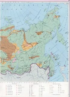 Добыча ископаемых карта