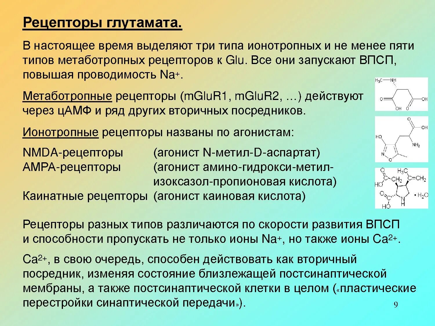 Глутамат кальция. Блокаторы глутаматных рецепторов. агонист гамк рецепторов. типы глутаматных рецепторов. антагонисты глутамата.