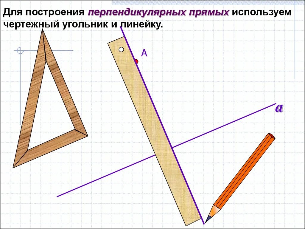 Под прямым углом а