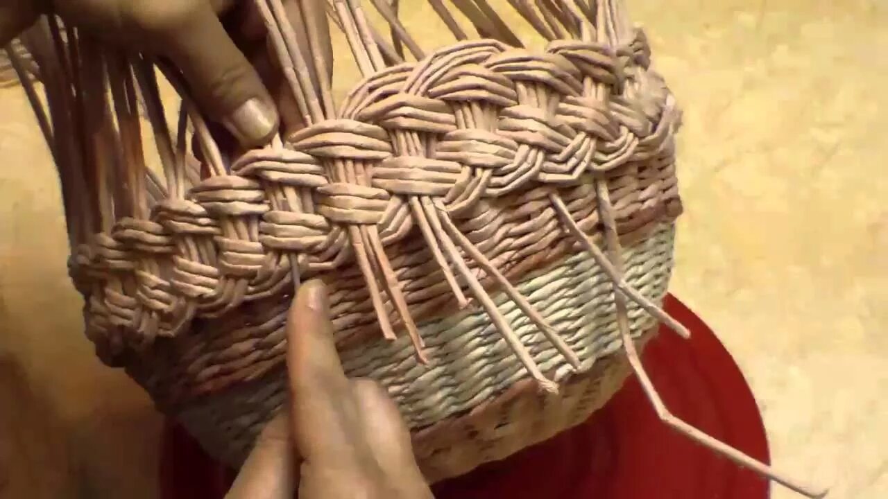 Плетение трубочек видео
