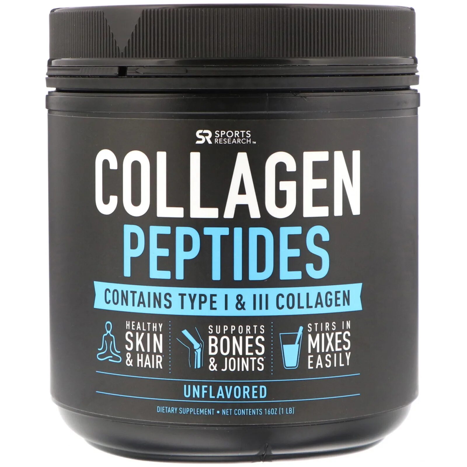 Collagen peptides nl. Коллаген Unflavored. Коллаген Sports research. Трипептид коллагена. Коллаген порошок.