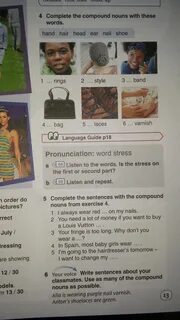 Complete the compound nouns