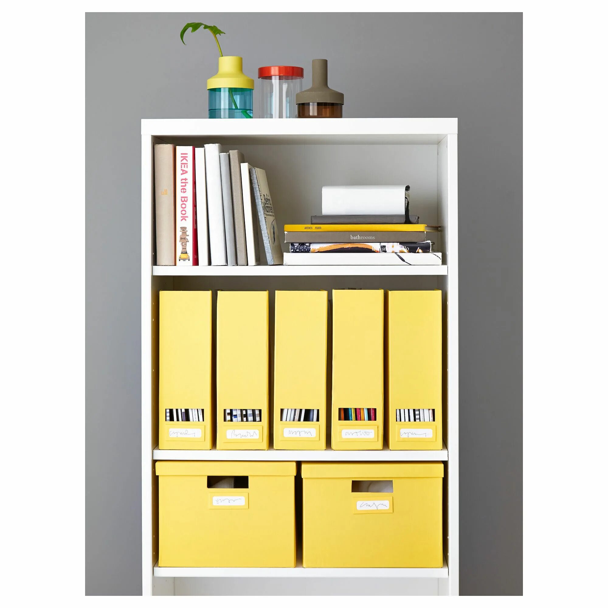 Коробки для хранения в стеллаж. Billy ikea желтый. стеллаж билли желтый икеа. стеллаж билли с ящиками. желтые стеллажи с коробками.